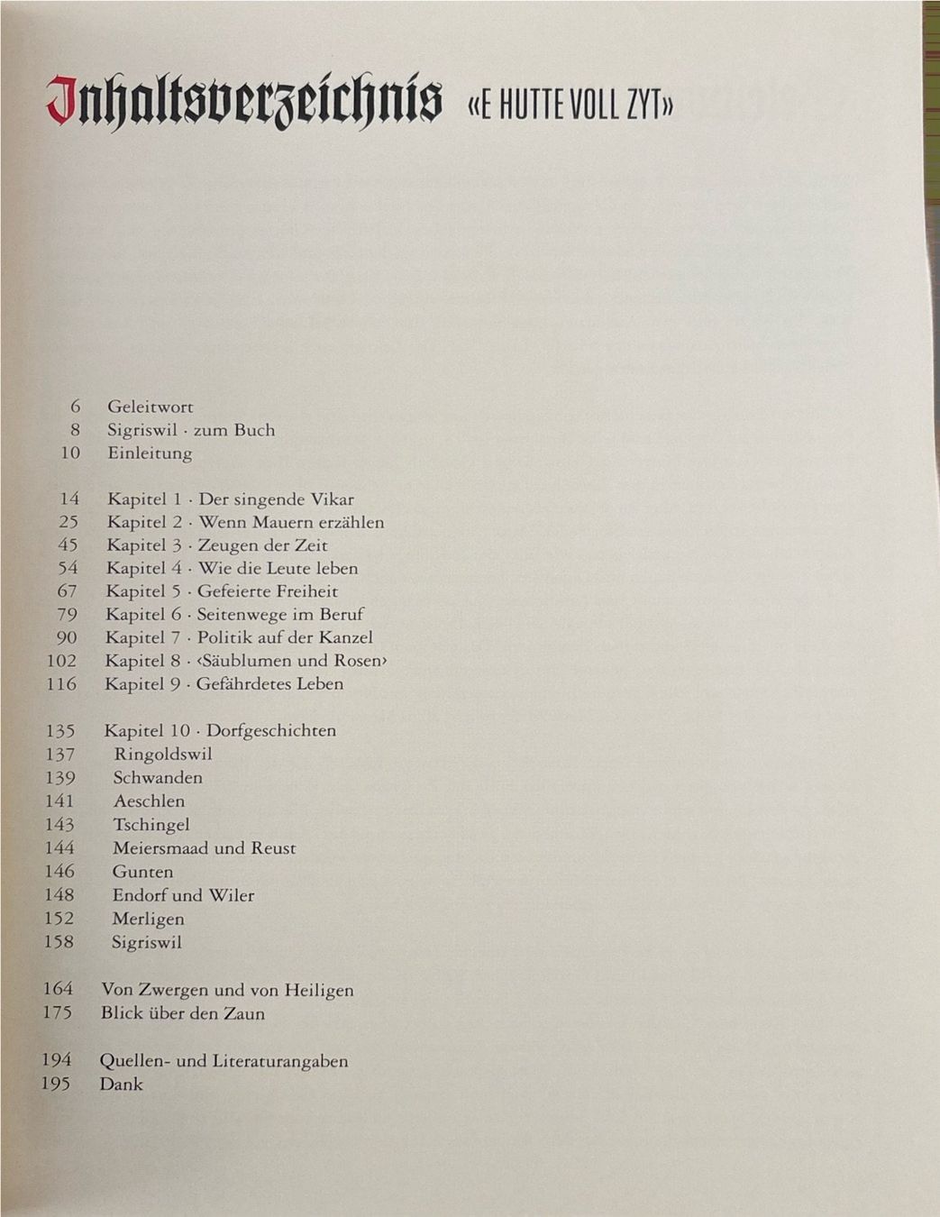 Libri: Lindt Thomas, E Hutte voll Zyt – Nuovo (secondo la descrizione) da Sarnen venduto da Livres 2