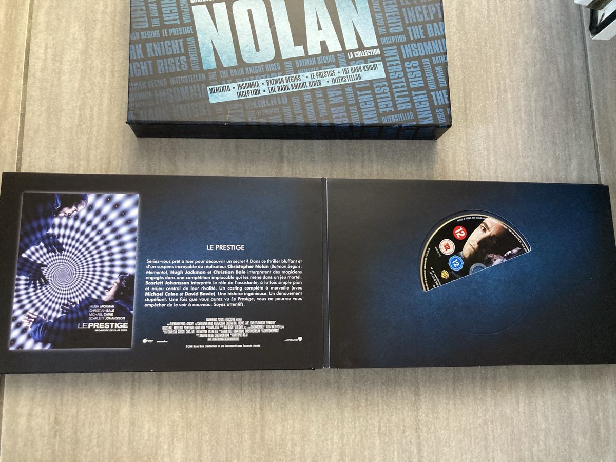 Tutti i DVDs: Coffret Christopher Nolan l’intégrale  – Nuovo (secondo la descrizione) da Fully venduto da luc_k2mq 5