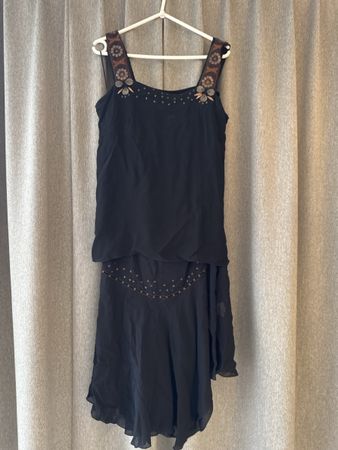 Zwei-teiliges Vintage Kleid