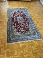 Orientteppich rot-blau gemustert