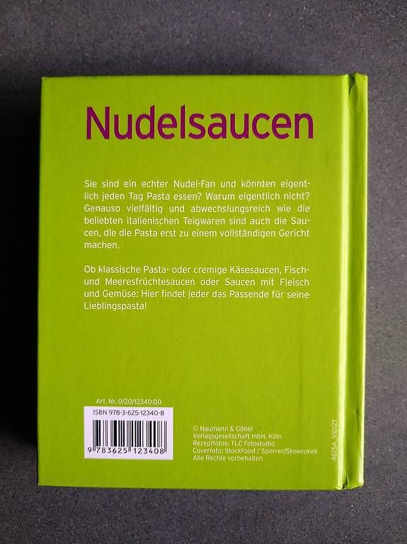 Libri: Kochbuch: Nudelsaucen – Usato da Schlieren venduto da elisa_zh 1
