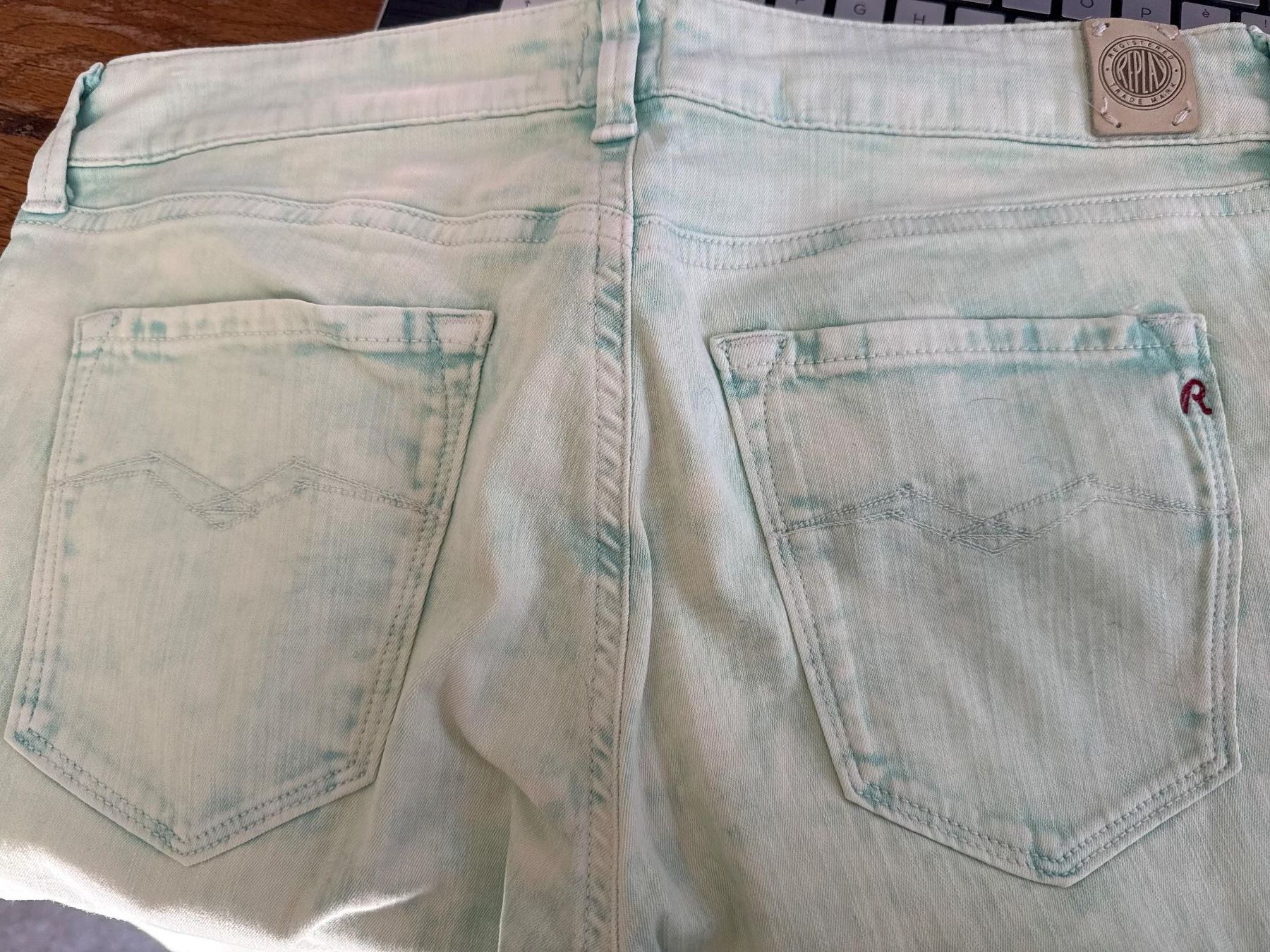 Replay Jeans: Replay Jeans : Hellgrün -Grösse 38 – Usato da Teufenthal AG venduto da MeineSchatztruhe 3