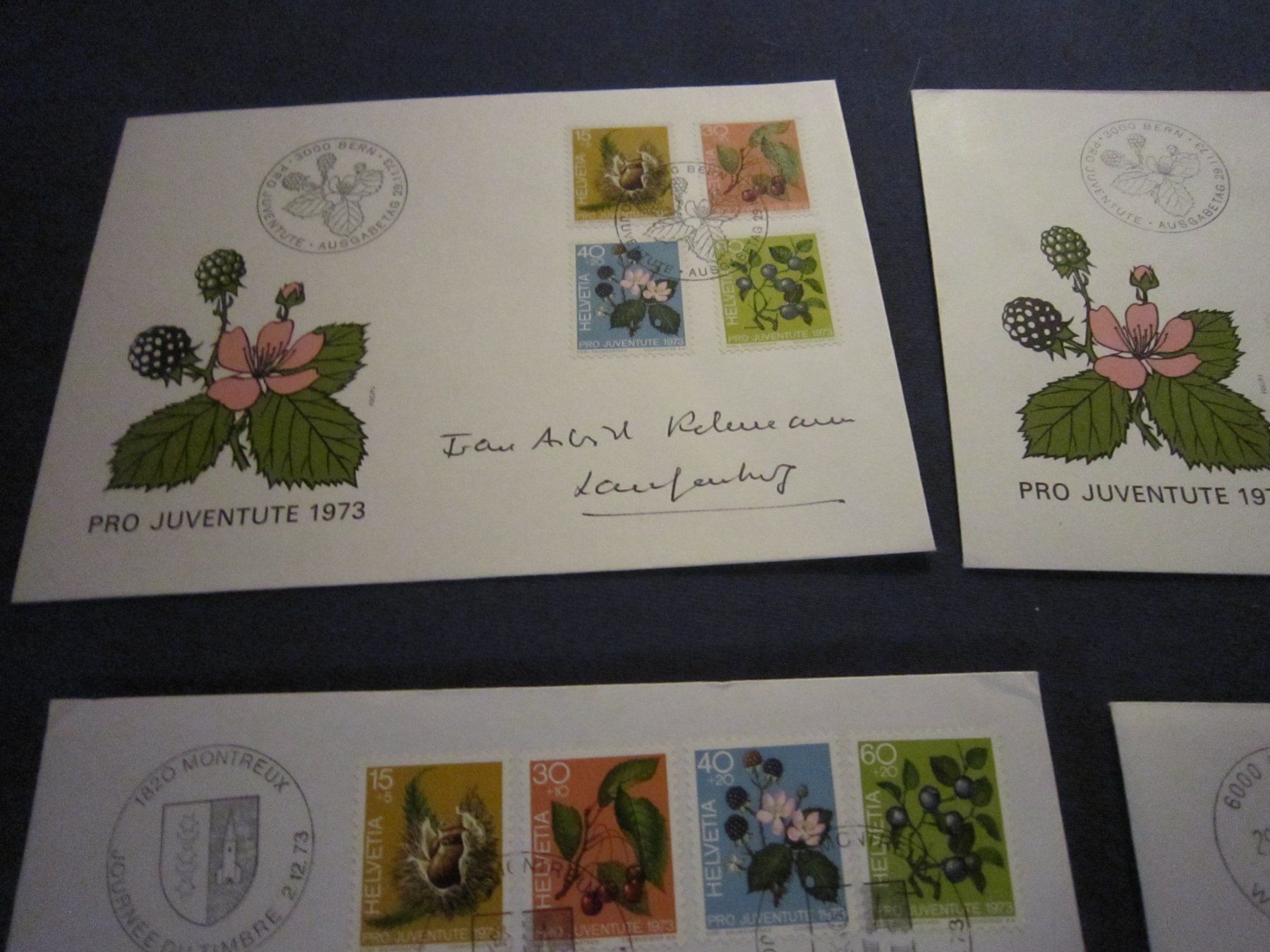 Tutti i francobolli: PJ 1973 FDC Serien – Usato da Gordola venduto da Polentaefung 5