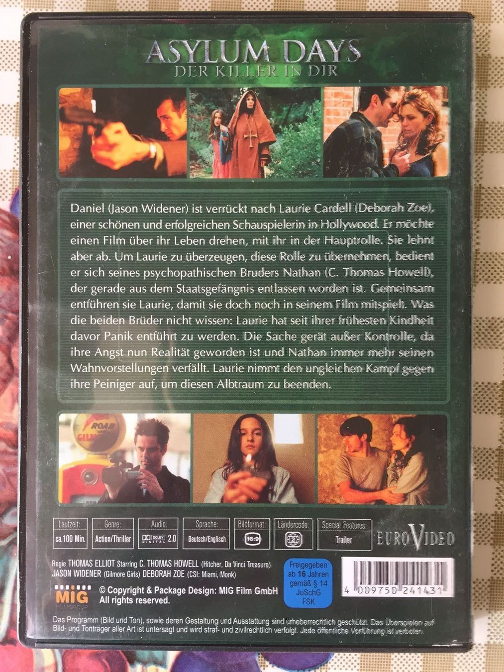 Tous les DVDs: Asylum Days - Der Killer in Dir – D'occasion à Rüti ZH par alumedien 1