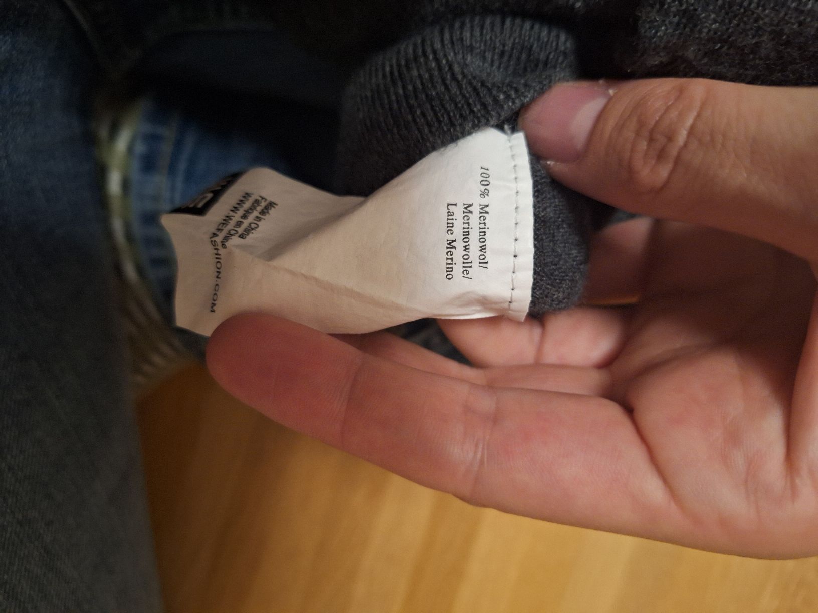 Maglioni & Felpe: Rolli Pullover 100% Merinowolle grau Grösse M – Usato da Riehen venduto da Mamestra 3
