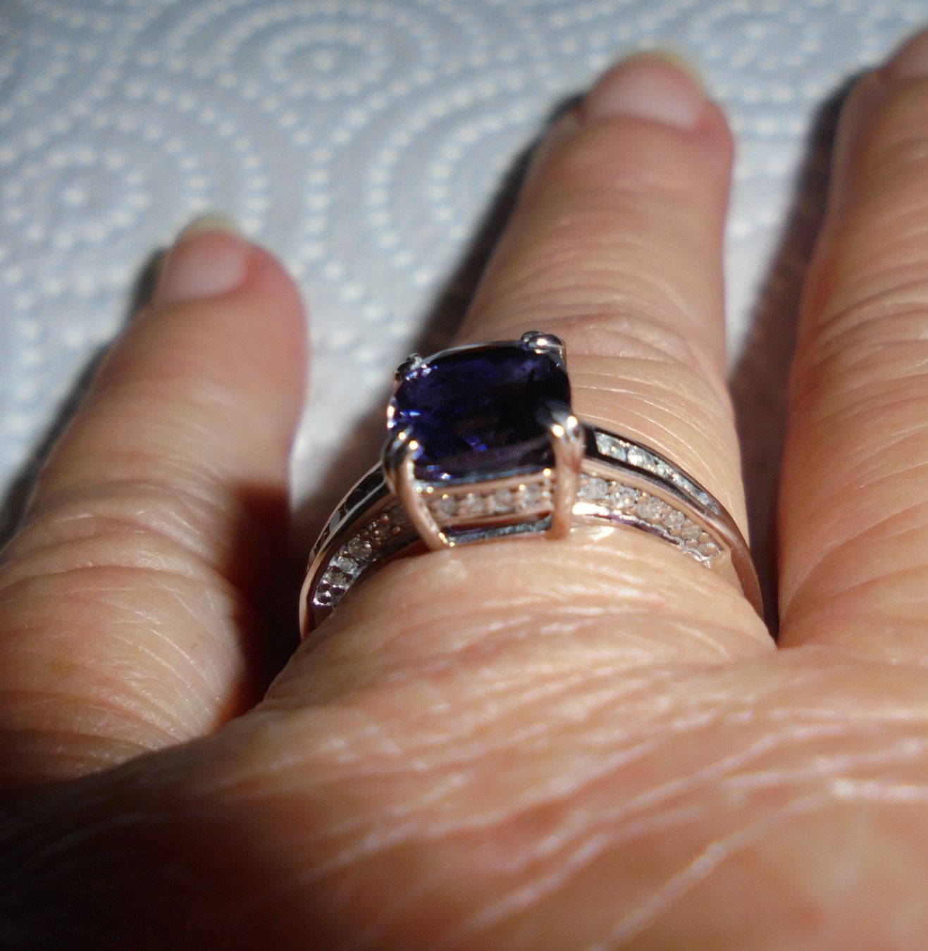 Ringe: Echtschmuck: Ceylon-Iolith-Silberring 17/53 – Neu (gemäss Beschreibung) aus Zuchwil von maumauchi 6