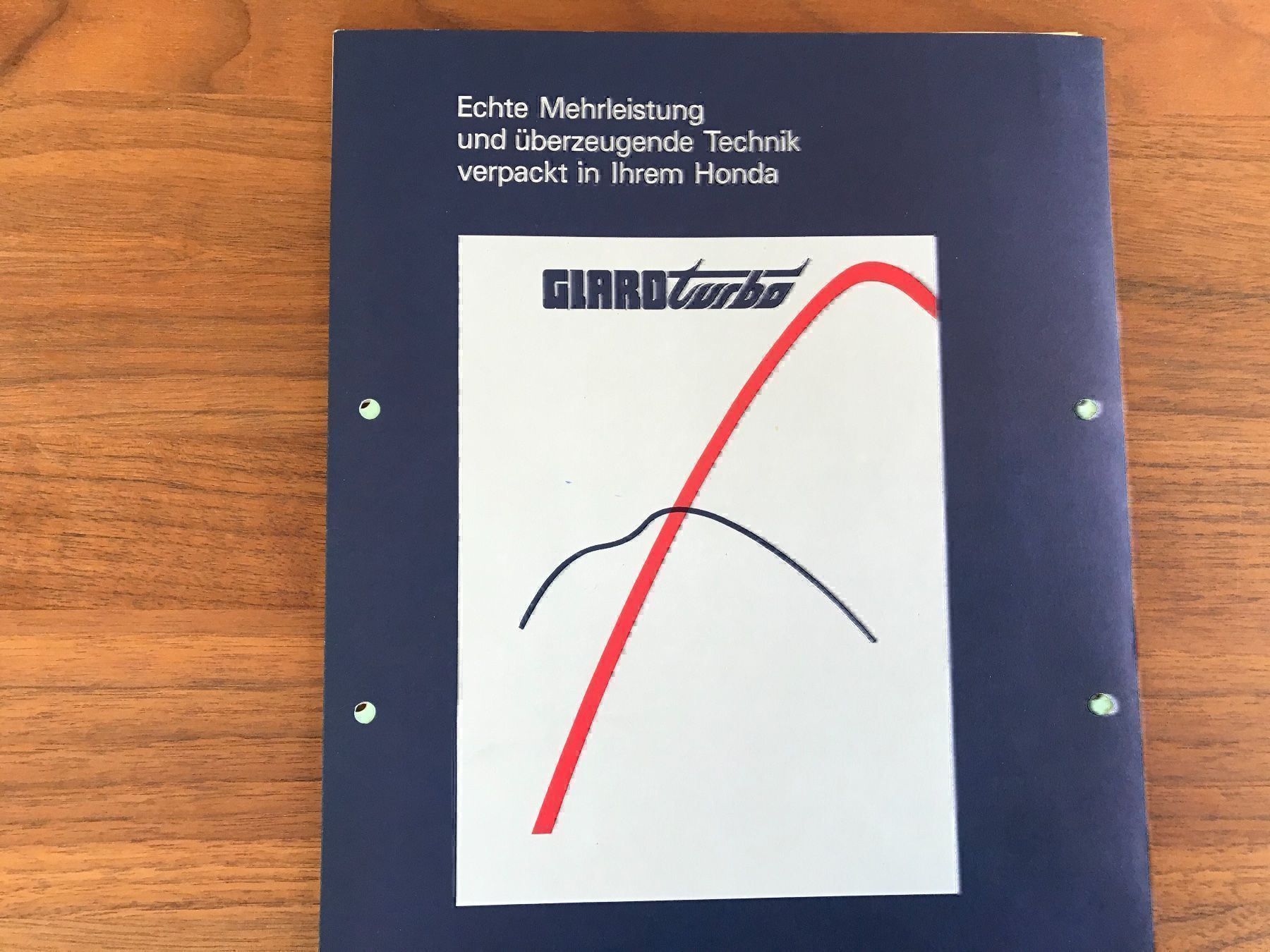 Honda Documenti: Honda Turbo Prospekt – Usato da Balterswil venduto da Jeko1967 3