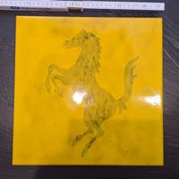 Original Ferrari Keramikplatten, 3 Stück, tadelloser Zustand