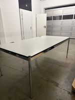 Bürotisch weiss 150x100 cm gebraucht USM Haller Look 