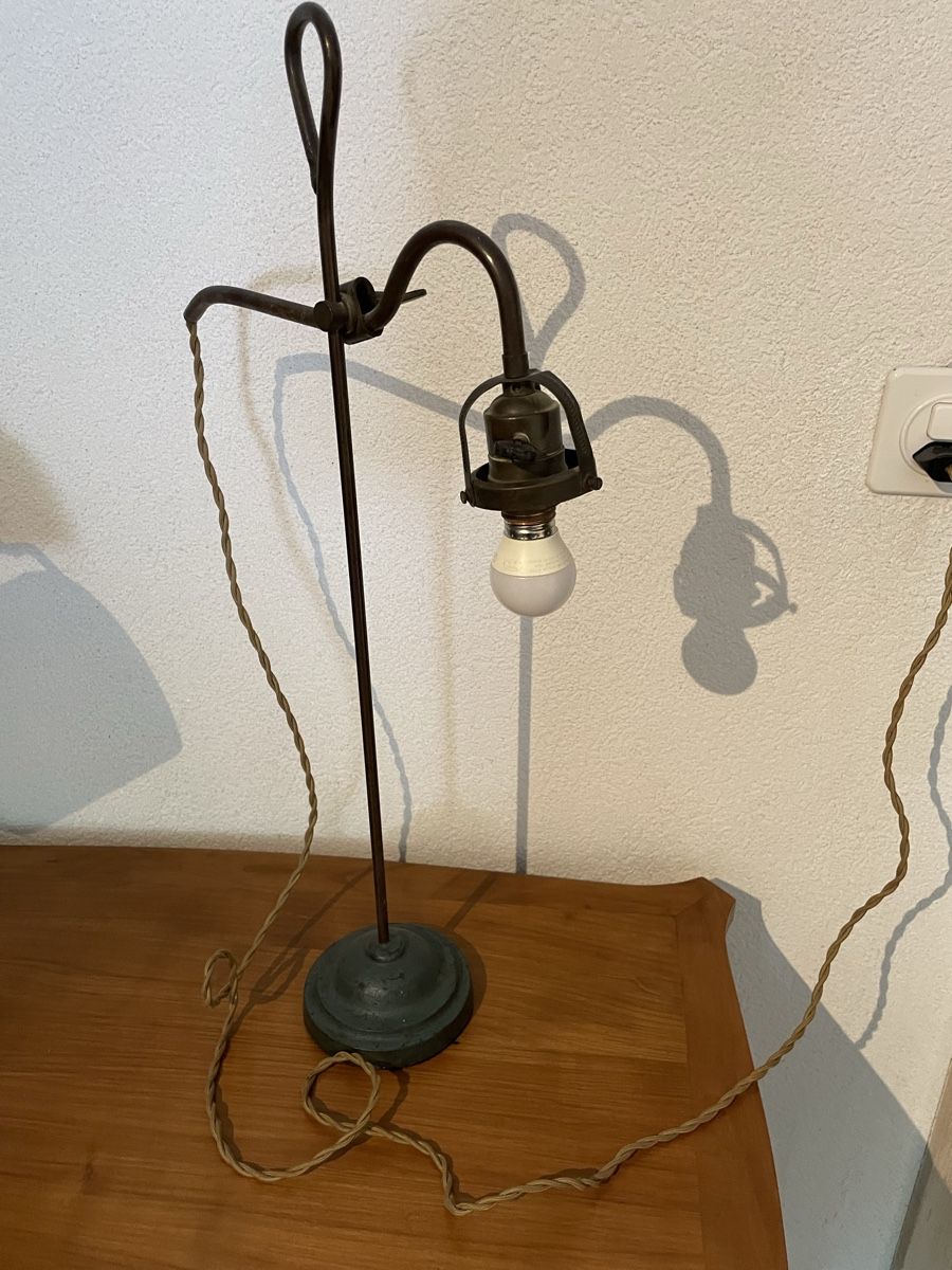 Lampade: Lampe de bureau d’horloger ancienne  – Usato da Lamboing venduto da christopheO 5