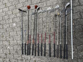 Golfschläger Set (15 Stk), diverse Marken