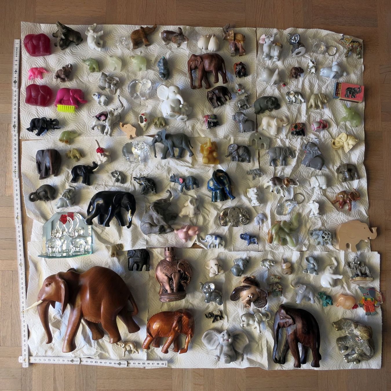 Statuette: Grosse Elefanten-Sammlung - kunstvoll/vielfältig – Usato da Steinhausen venduto da Kristall022