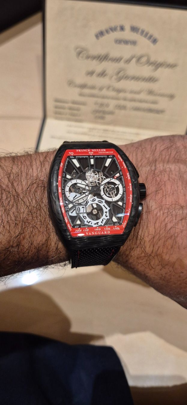 Franck Muller Orologi: Franck Muller Vanguard Carbon – Usato da Tenniken venduto da Dudge 6