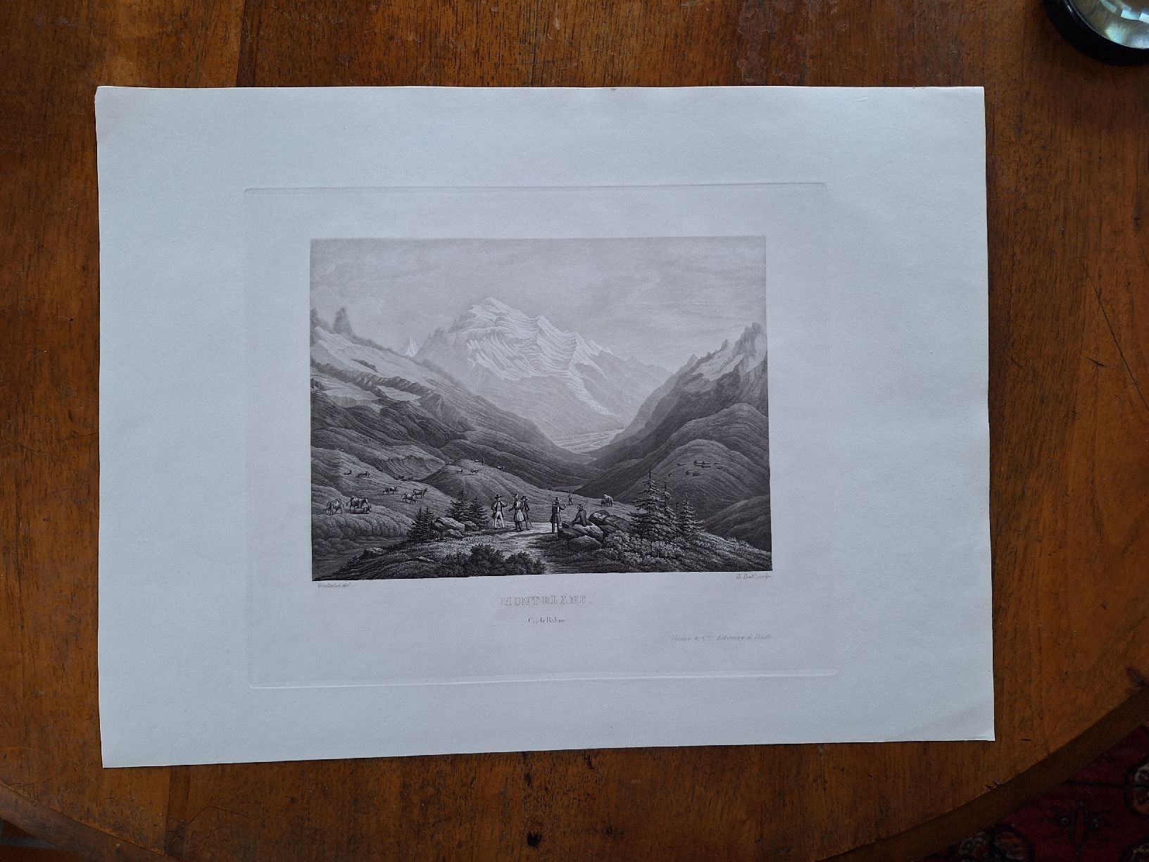 Stiche: MONT BLANC. COL DE BALME – Gebraucht aus Bevaix von bohrap 1