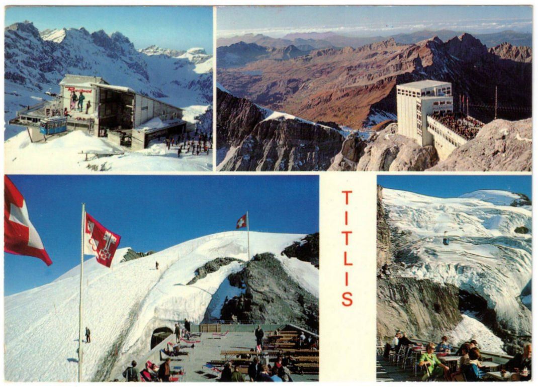 Ansichtskarten: Engelberg - 4 Bild AK Titlis – Gebraucht aus Binningen von Mountainrider