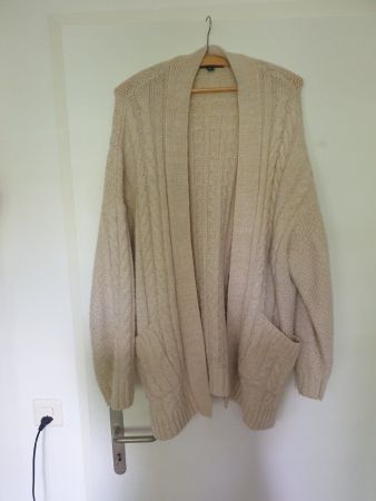 Missguided Strickjacke M/L beige