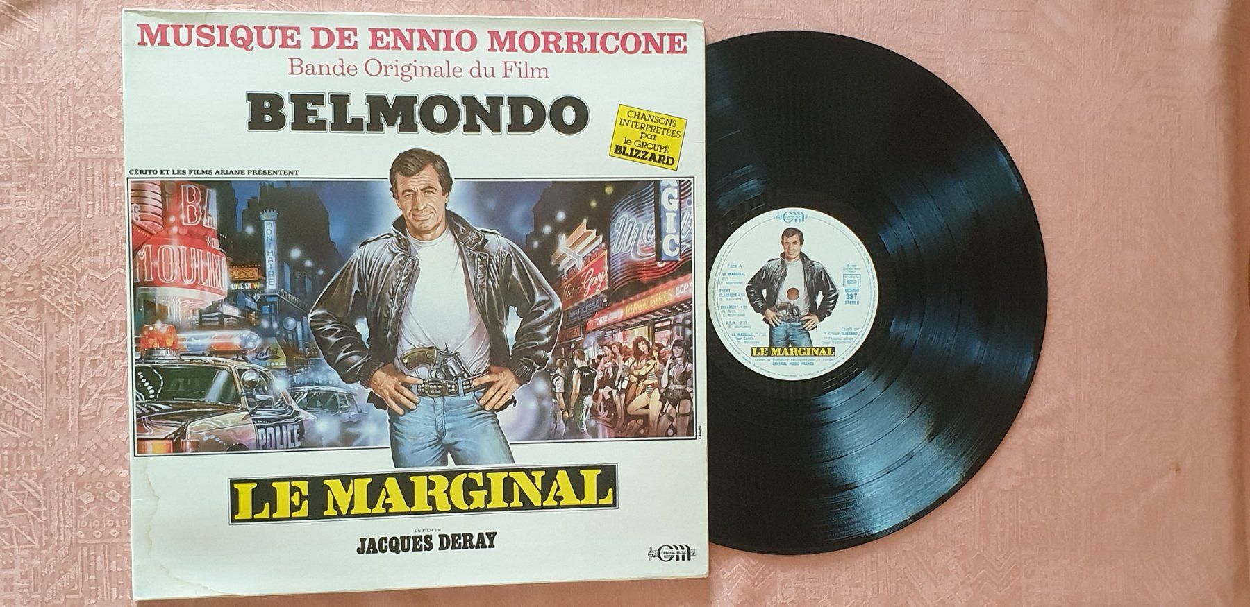 Schallplatten: le marginal B.O. Ennio Morricone vinyle LP – Gebraucht aus Damphreux von oldlamp
