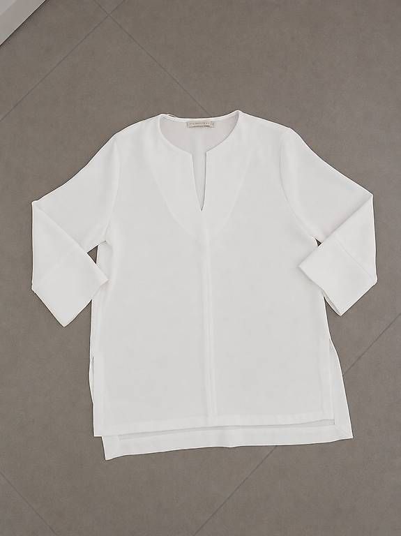 Camicette: Weisse Vintage Bluse Gr. 38 – Nuovo e nell'imballaggio originale da Merlischachen venduto da GlamGarb 1