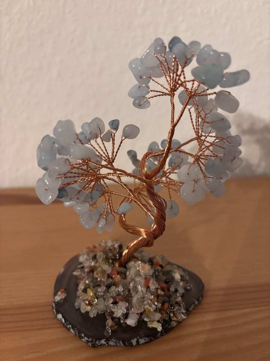 Tutte le decorazioni: EDELSTEIN BAUM - Mineralien Dekobaum – Nuovo (secondo la descrizione) da Arlesheim venduto da MR_M_B