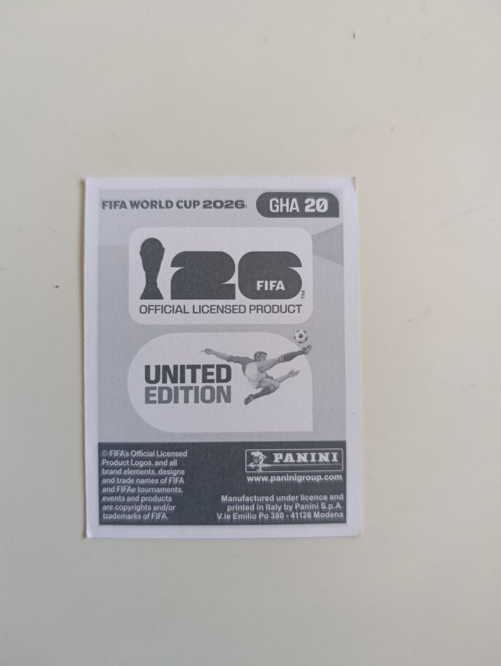 Panini Cartes à collectionner: Panini World Cup 2026 GHA 20 Semenyo – Neuf (Voir description) à Lavey-Village par pas_7xd2 1