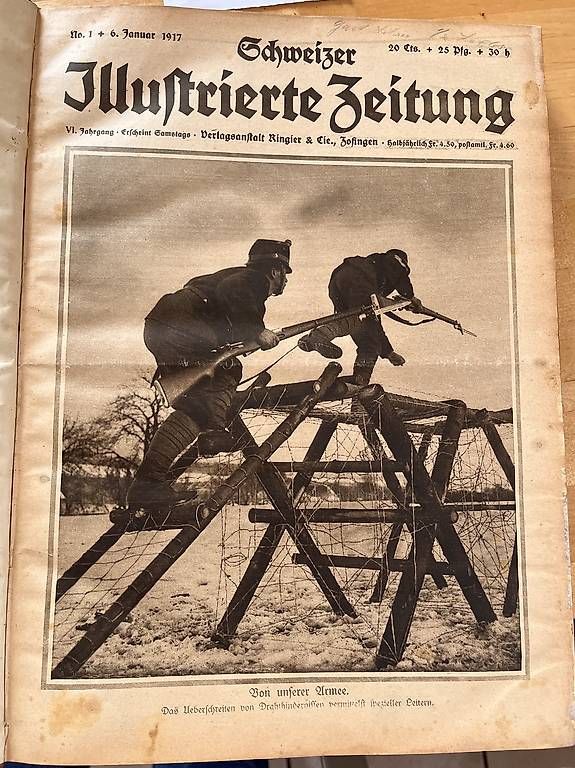 Riviste & Magazine: Schweizer Illustrierte Zeitung 1917 – Usato da Grenchen venduto da mammamia25