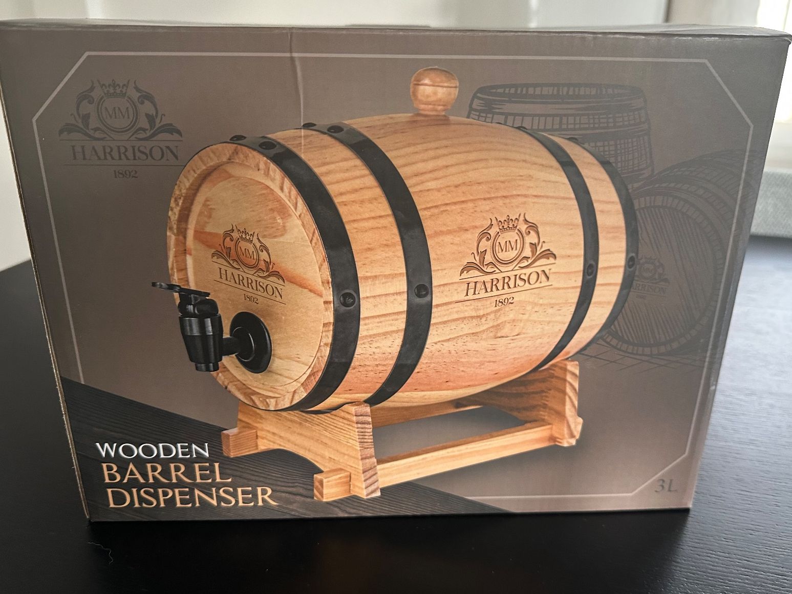 Sonstiges: Holzfass Spender 3l – Neu und originalverpackt aus Wilen b. Wil von Sonnenschein003