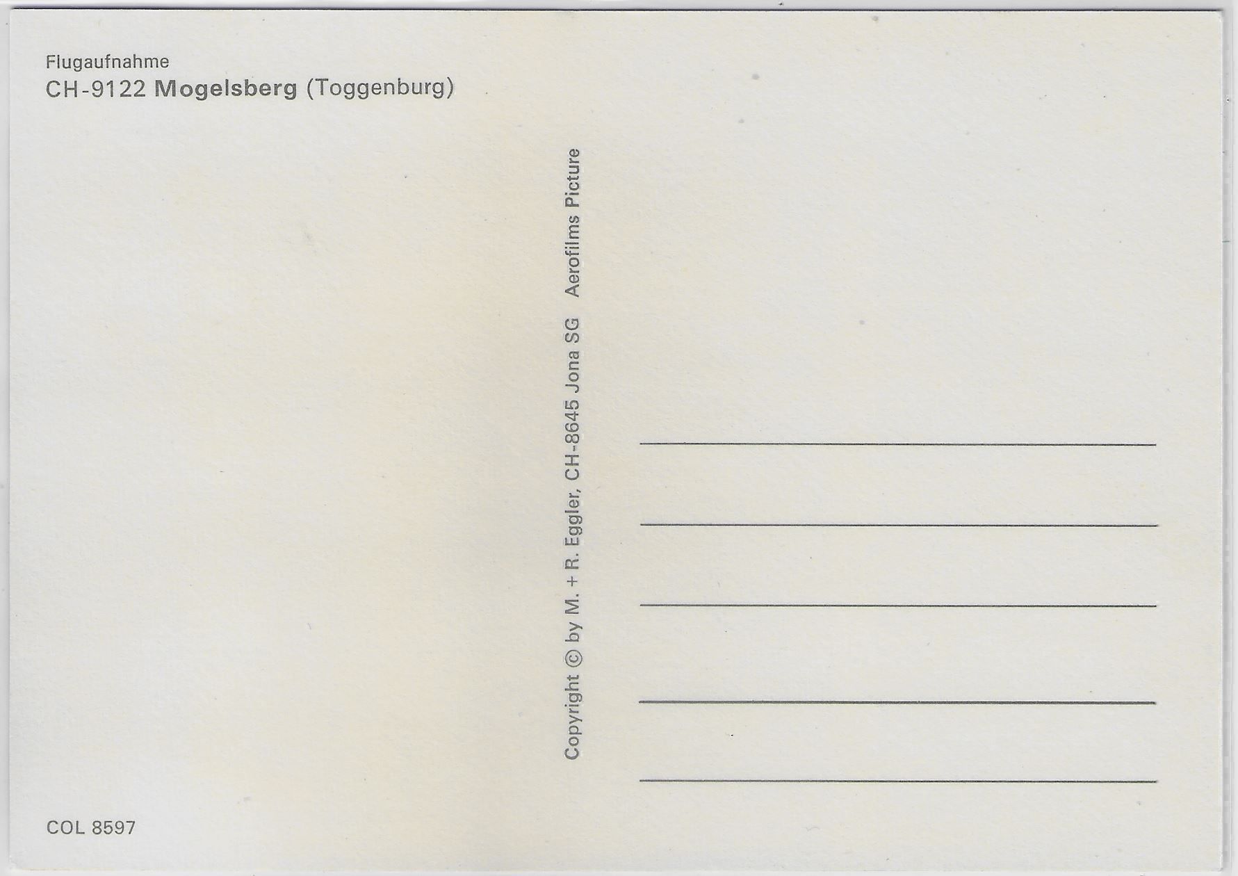 Cartoline postali: Flugaufnahme Mogelsberg SG – Antico da Ettingen venduto da Kartenplanet 1