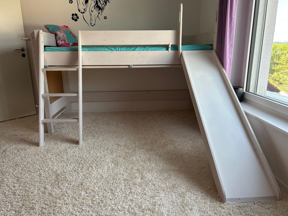 Paidi Kinderbett Mit Rutsche