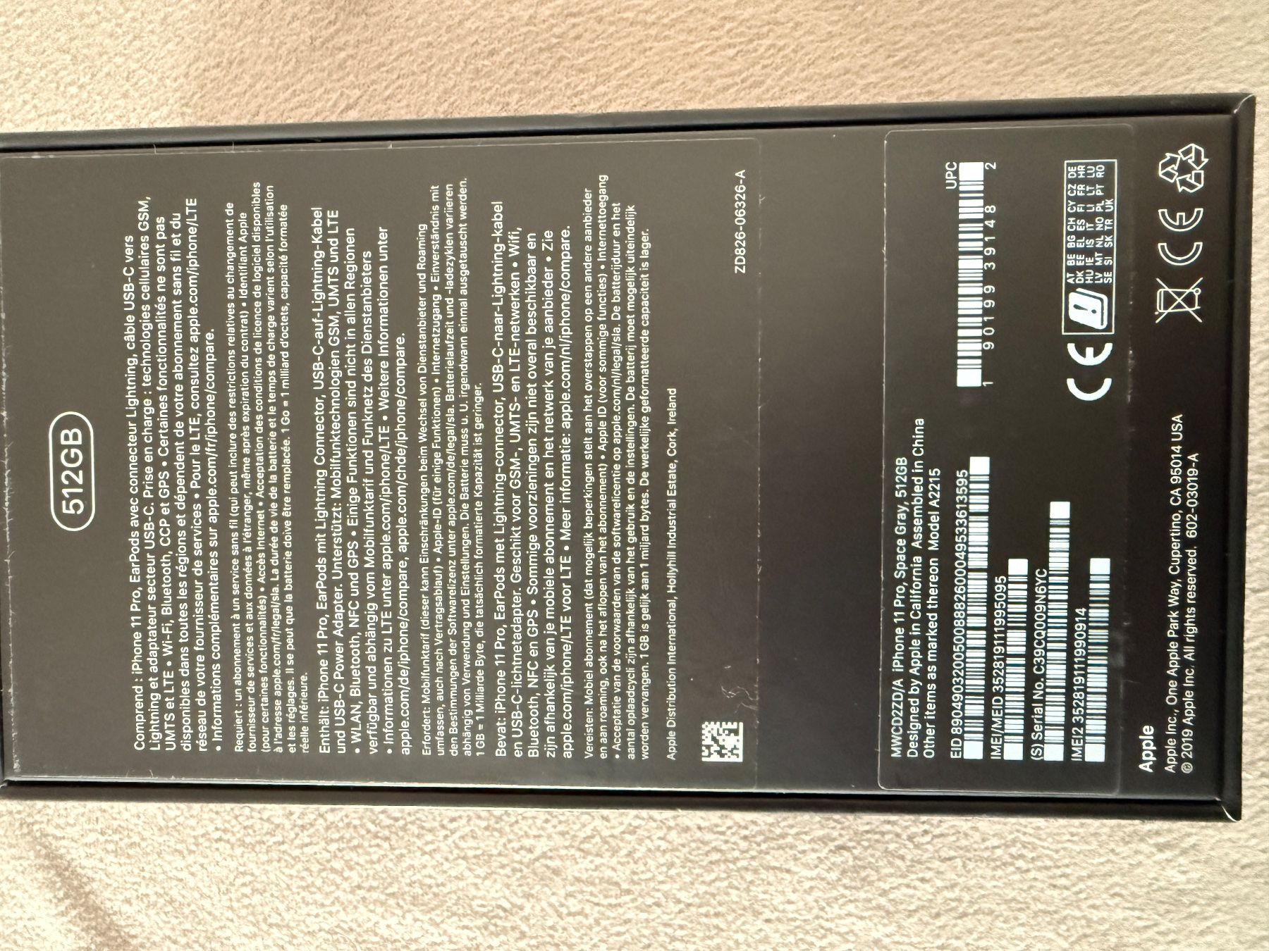 Apple Portables: iPhone 11 Pro 512 gb – D'occasion à Winterthur par ferry03