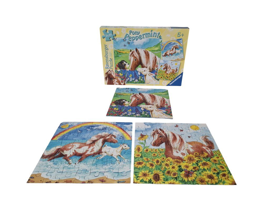 Ravensburger Puzzles: RAVENSBURGER Pony Peppermint Puzzle 3x49 – D'occasion à Wil SG par Restwert_Wil