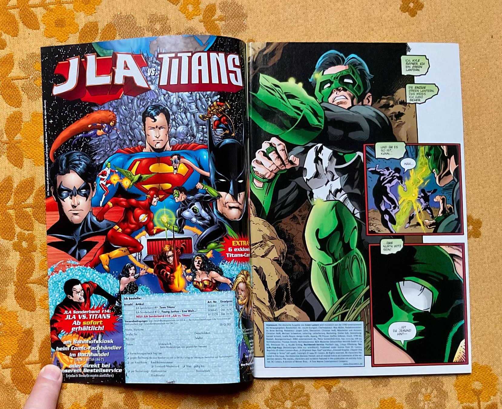 Fumetti: Green Lantern Heft Nr 1 von 1999 – Nuovo (secondo la descrizione) da Endingen venduto da nathan05 1