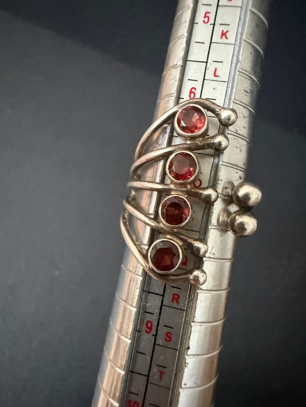 Bagues: Silber Ring mit Granat 925 – D'occasion à Spiegel b. Bern par Rogger72 8