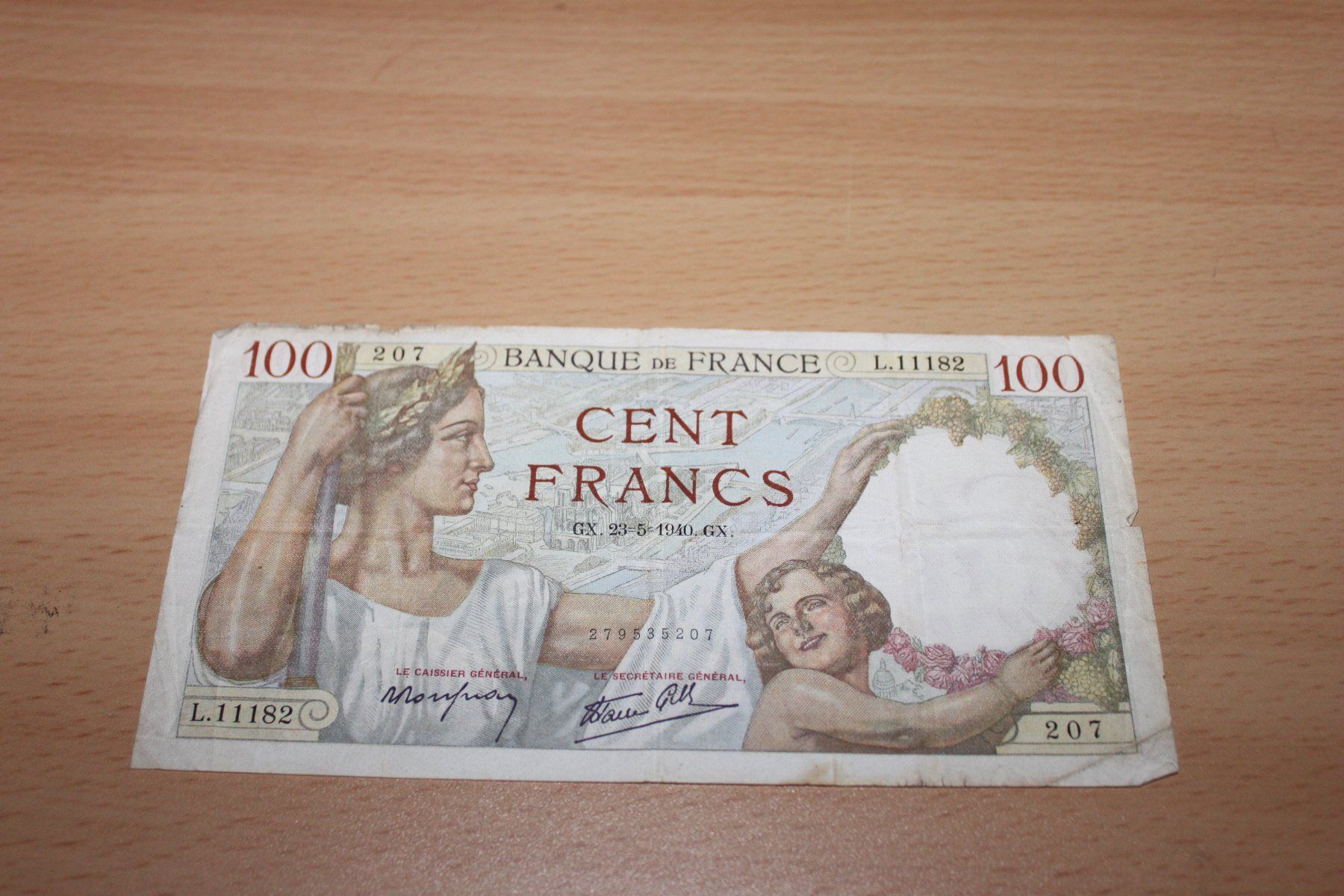 Banconote: Frankreich 1940 - 100 Francs – Usato da Kaden venduto da Buchantiquariat