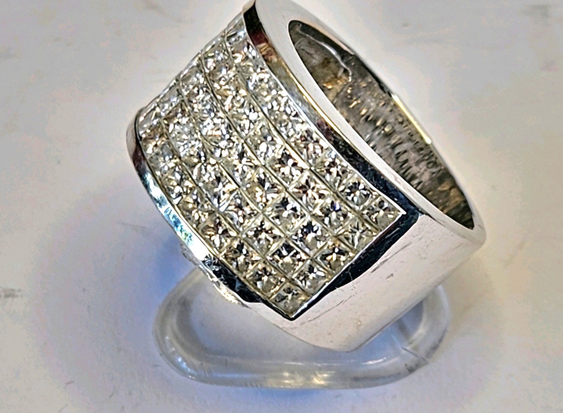 Bagues: Weissgoldring Diamanten – Neuf (Voir description) à Zürich par adriben 4