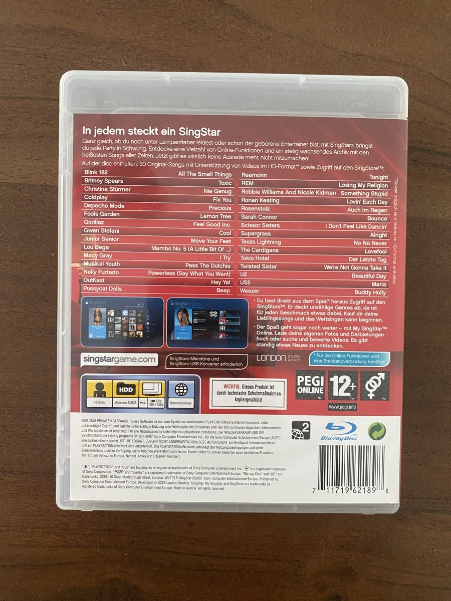 Sony Giochi: Singstar für PS3 – Usato da Thunstetten venduto da Virus_33 2