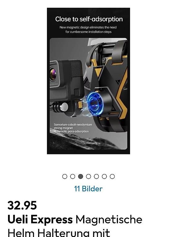 Trépieds & Accessoires: GoPro Motorradhelm-Halterung – D'occasion à St. Gallen par mar_bx6m 4