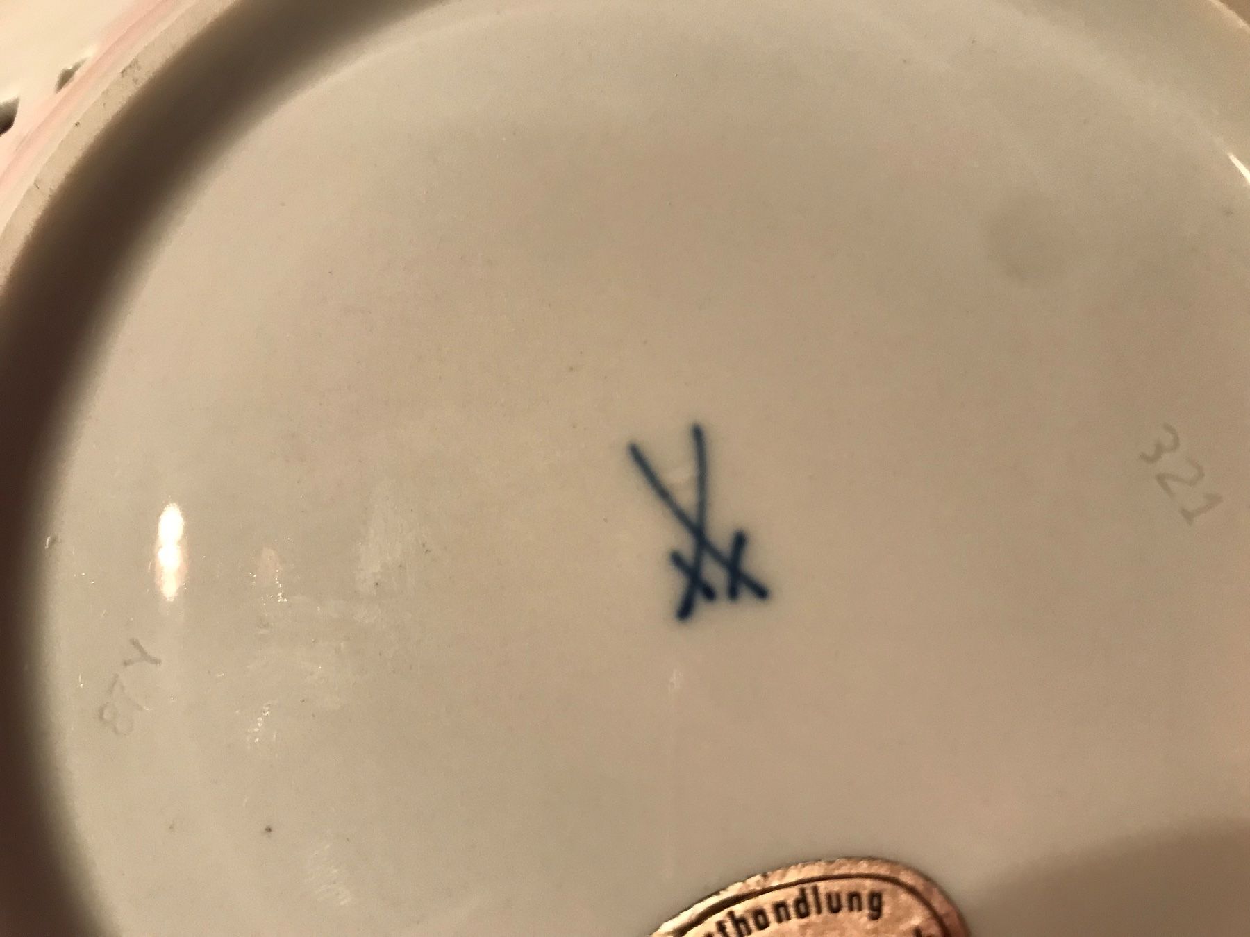 Piatti: Meissen Anbietteller 21 cm – Usato da Herbriggen venduto da Sehrazade 7
