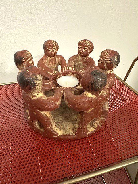 Skulpturen & Statuen: +  Freundeskreis  +            budawi  Original – Gebraucht aus Winkel von zeho 1