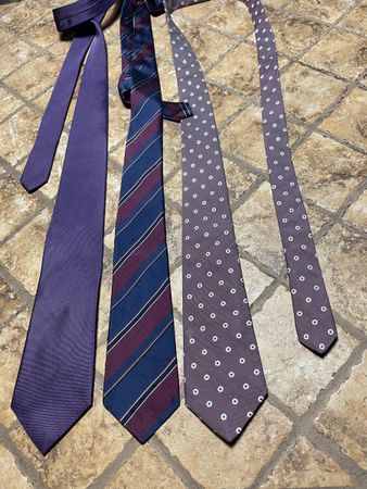 Tre Cravatte di seta-Uomo -chic e elegante-feste👌vacanze