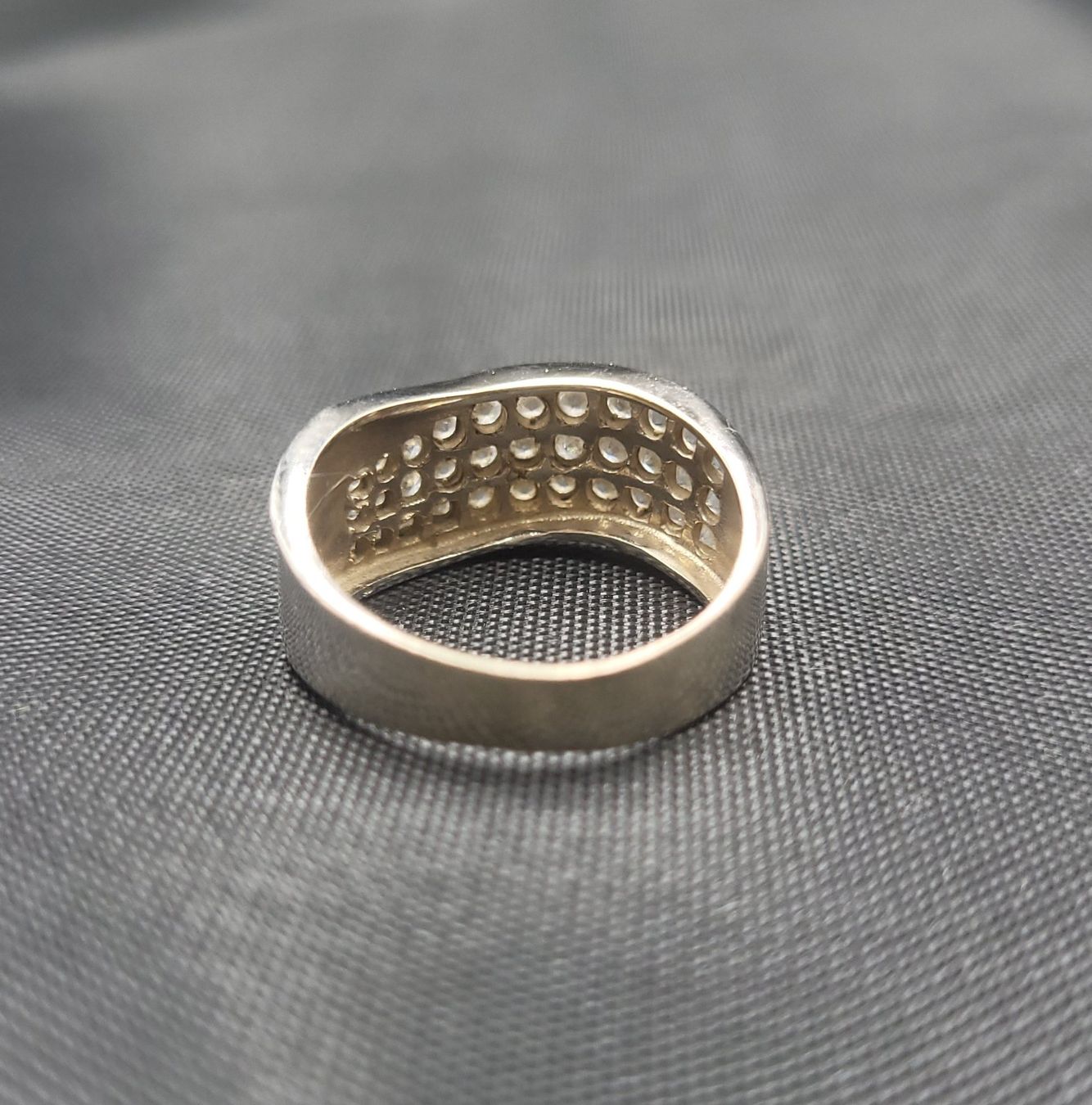 Anelli: Gold 585 Weiss Gold Mit Steine – Usato da Wald ZH venduto da Dasilver 1