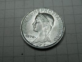Ungarn 5 Filler, 1970 neue Münze!