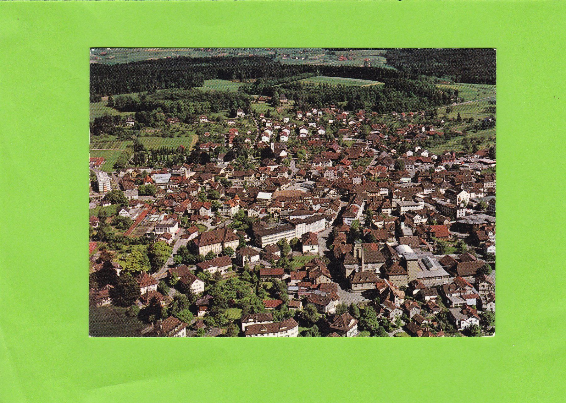 Cartoline postali: Flugaufnahme Langenthal – Usato da St. Peterzell venduto da neckertal