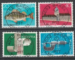 1983 Sonderpostmarken I  ET - Vollstempel BASEL 2