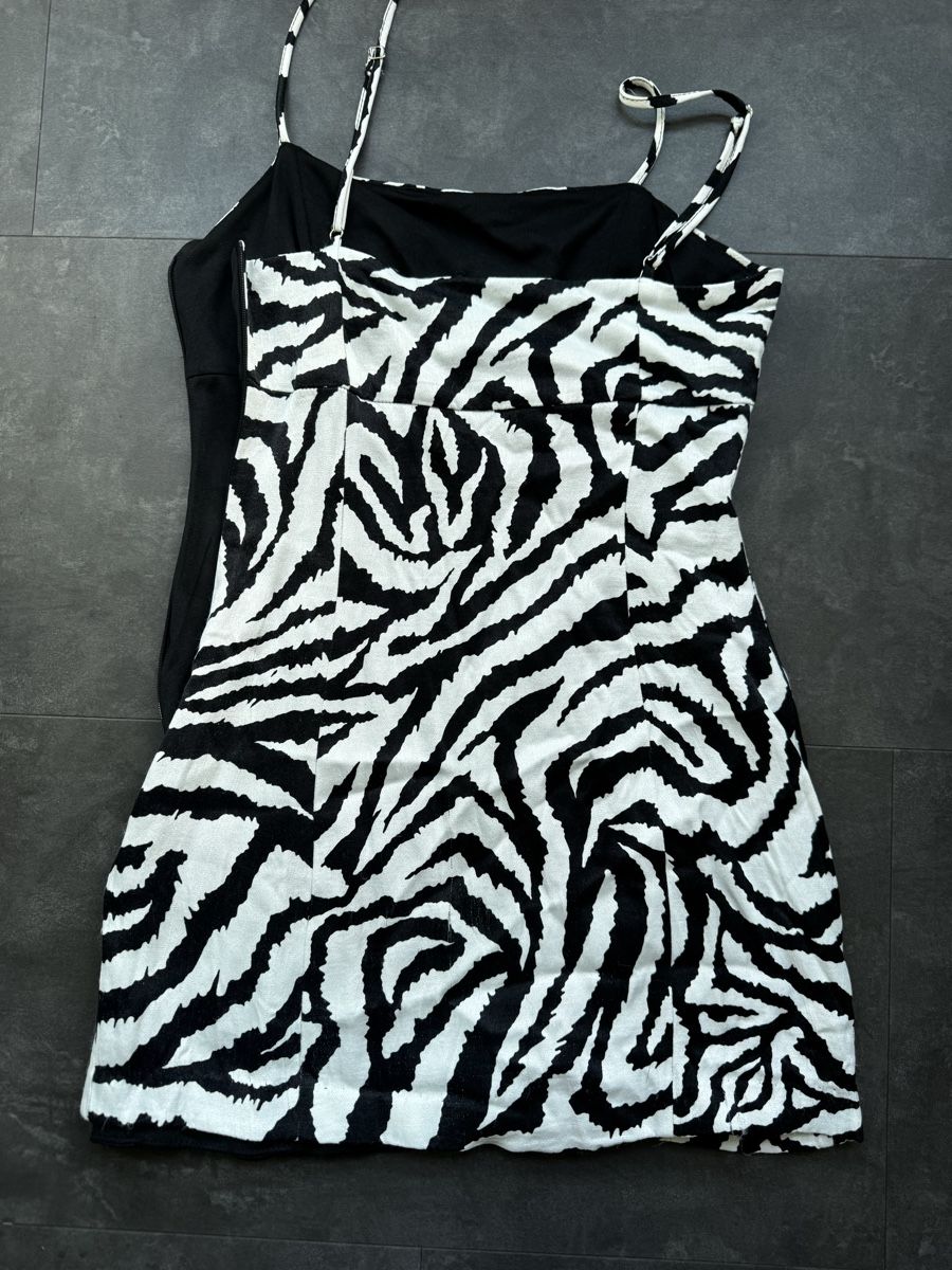 Zara Vestiti: Zebra Print Mini Dress - Y2k – Nuovo (secondo la descrizione) da Zürich venduto da forestF4iry 4