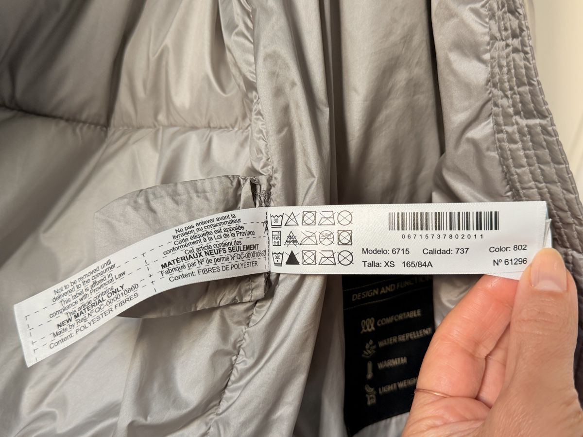 Massimo Dutti Giacche: Doudoune Massimo Dutti gris taille XS  – Usato da Bulle venduto da LeMoleson 2