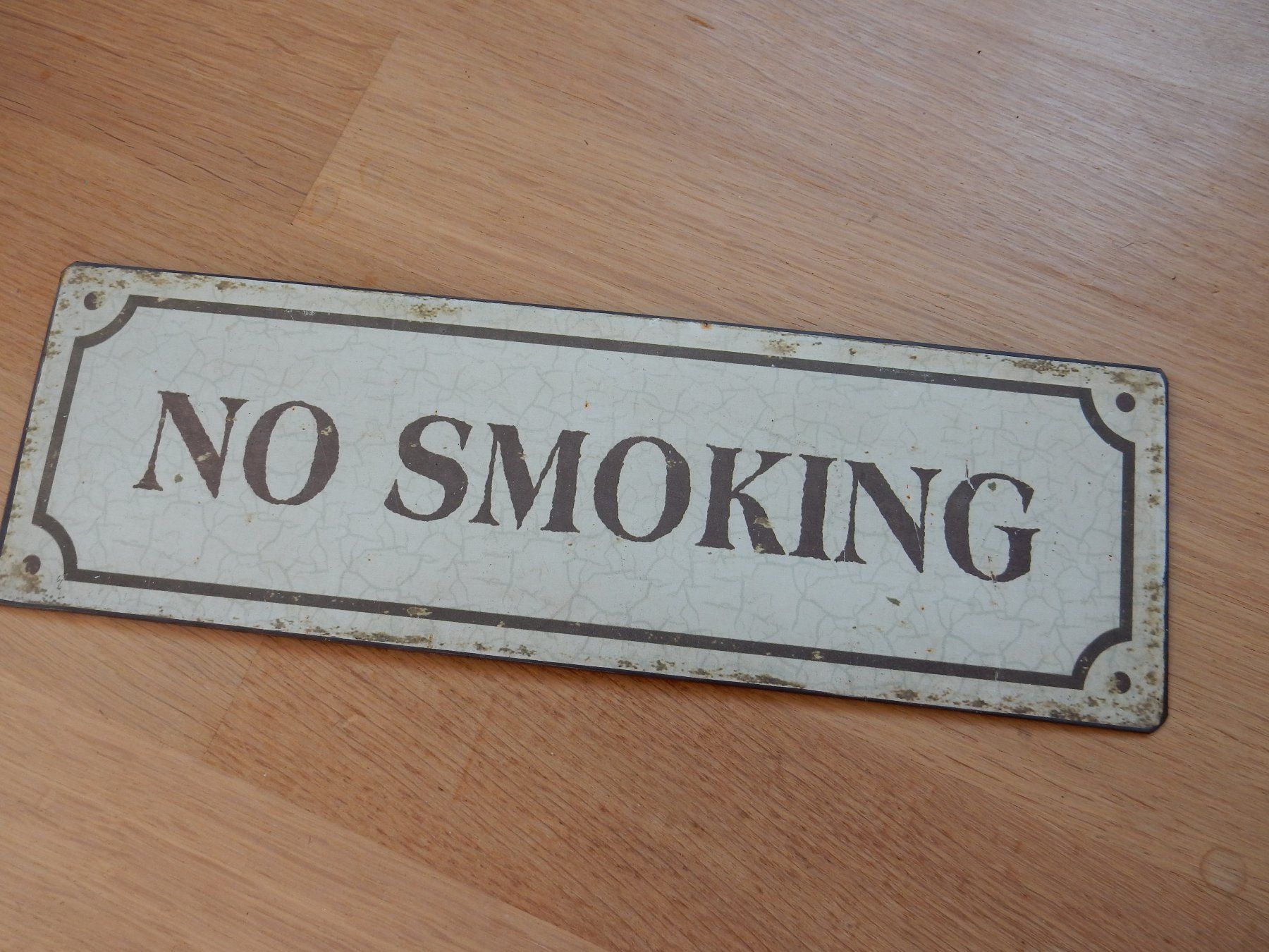Insegne: Blechschild Schild 'NO SMOKING' - Metall, Tafel – Usato da Jona venduto da simongarden 4