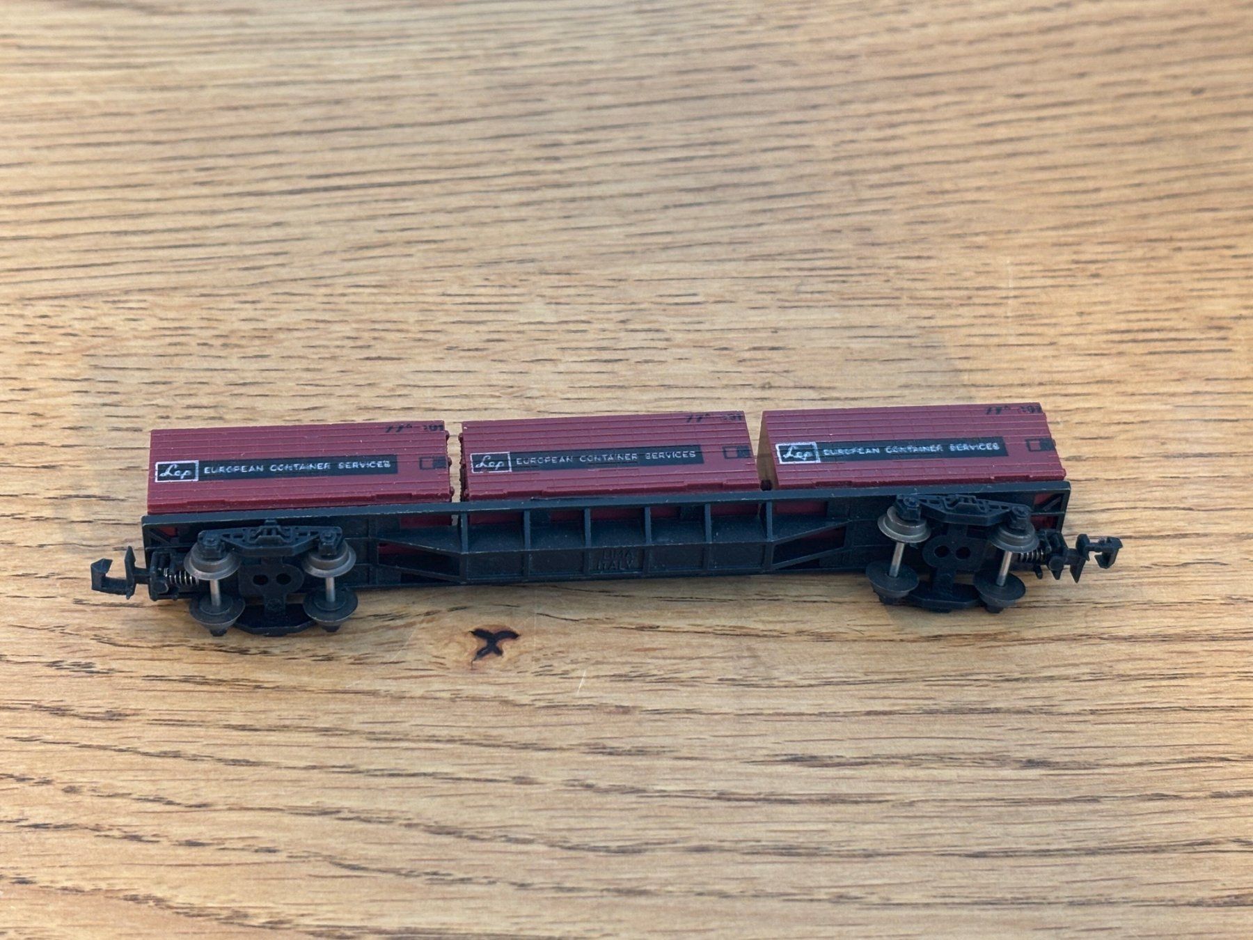 Modellini di ferrovie: L2354: Containerwagen (Spur N) – Usato da Birsfelden venduto da Birs_25 5