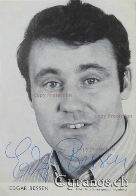 Autographes: Edgar Bessen (1933-2012) Schauspieler -Autogramm – D'occasion à Dietikon par cyranos.ch