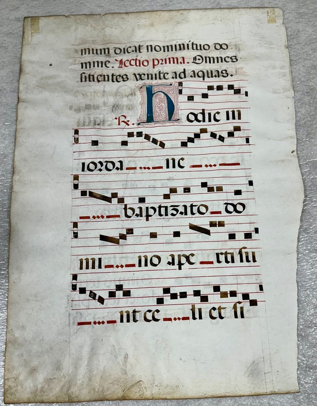 Dokumente: Antikes (Doppelseitiges) Pergament-Manuskript 15 Jahrhundert – Gebraucht aus Basel von Upps_23