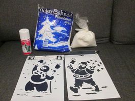 Deko-Schnee, Schnee-Spray, Schablonen (1905-TJAH)